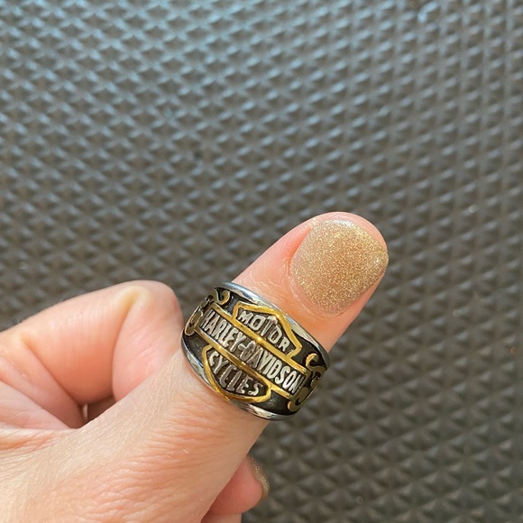 Harley Davidson motorcycle stainless steel ring. - Picture 6 of 11